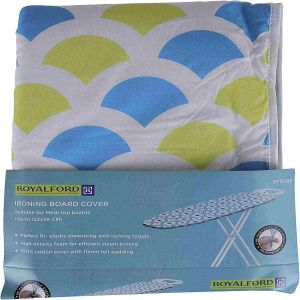 Royalford Ironing Board Cover 132X40Cm - Multicolor