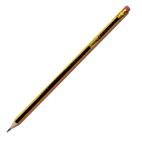 Partner 2HB Pencil With Rubber (12 Pieces of Pack)