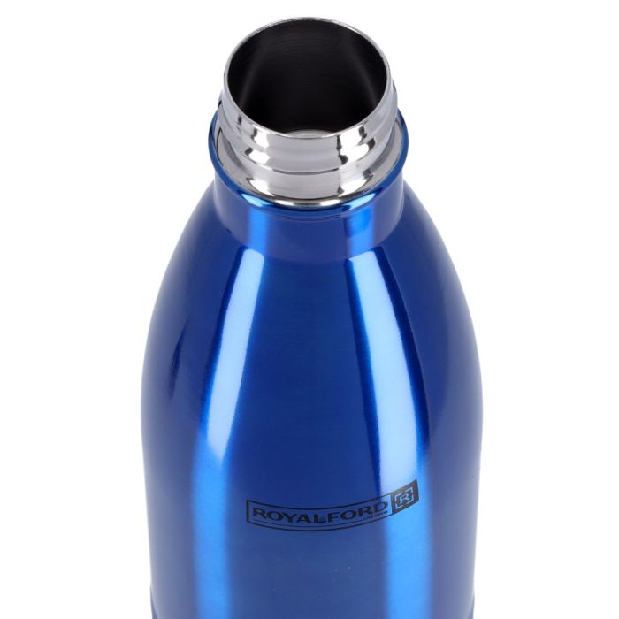 Vacuum Bottle, Double Wall Stainless Steel Flask, RF5769BL | Hot & Cold Leak-Resistant Sports Drink Bottle | 500ml Vacuum Insulation Bottle For Indoor/ Outdoor Use (Blue)