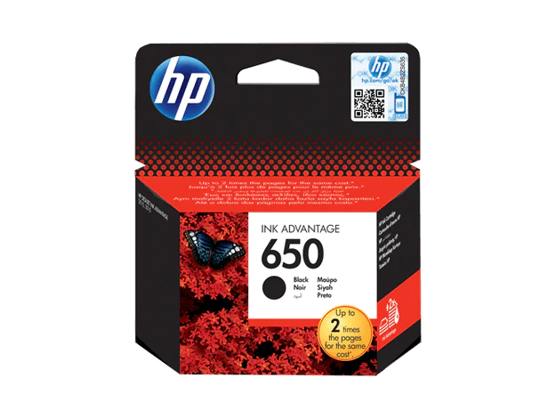 HP 650 Black Ink Cartridge (CZ101AE)