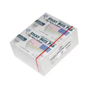 FISSticky Note Pad, 3X5 inches, Pack of 12, Pastel Bue 100 Sheets -FSPO35LBL