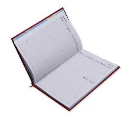 FIS A5 Diary 2023 (Arabic/English) (1-Week at a glance) Red - FSDI78AEN23RE