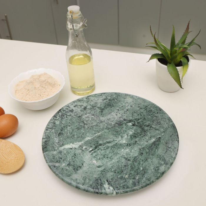 Royalford RF10139 Marble Chapati Table | Natural Marble | 10"