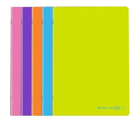 Partner 5-Piece A4 Size Neo Style Notebook Multicolour