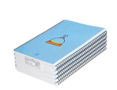 10-Piece FIS Spiral Soft Cover Notebook Single Line A4, 100-Sheets - FSNBA41908S