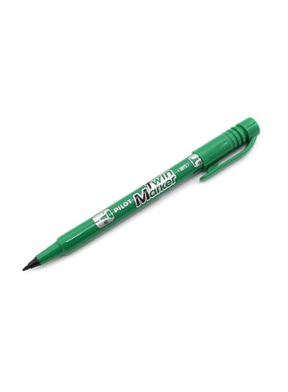 Pilot 12-Piece Twin Marker Pack/Green