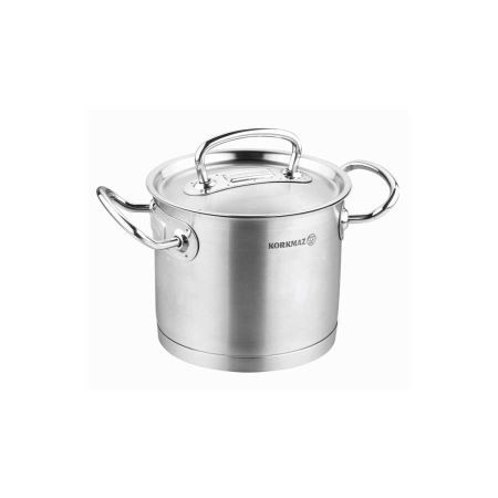 Korkmaz Proline Extra Deep Casserole 2.7 Litre - Stainless Steel - Silver