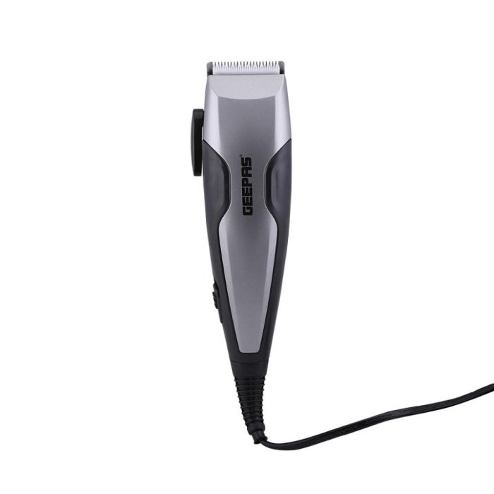 Geepas Hair Clipper With Ceramic Blade 15W - Styling Tools, Hair Trimmer Cutting Professional Grooming Clippers With 4Combs, Brush & Oil For Adult And Kids | Ideal For Salon & Home Use