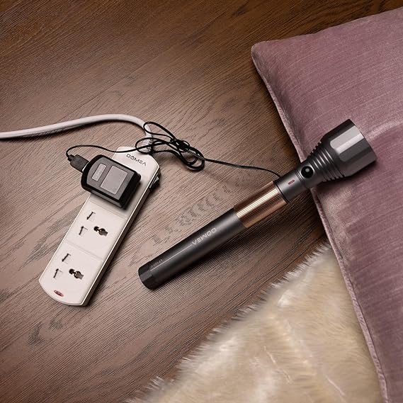 DOMEA Multi Plug Extension With 3 Universal Sockets | Plug Type Adaptor | 3 Meter Copper Cable | Safety Fuse & Common Switch