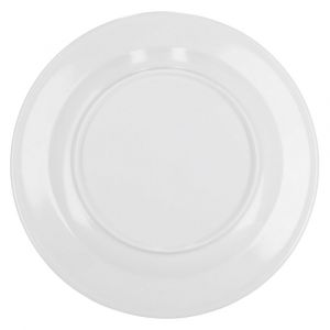 Royalford 10" Melamine Ware Flat Plate - Melamine - White
