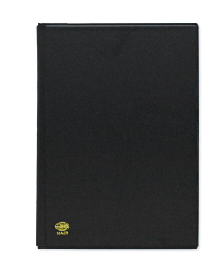 FIS 2024 Agenda Diary Arabic/English Right Side Opening with 12 Months Index, PVC Hard Cover Black - FSDI63AER24BK