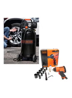 Compressor And Pneumatic Tool Sets Black 48cm
