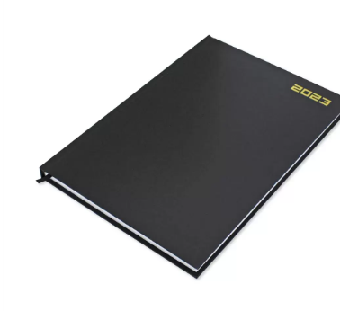 FIS Diary 2023 (English) Black, A4 - FSDI41E23BK