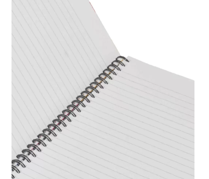 LIGHT Pack of 5 Spiral Hard Cover Note Book 100 Sheets Size 10X8 Inches (25.4 X 20.32 cm) - LINBS1081001312