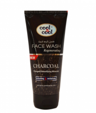 COOL & COOL CHARCOAL REGENERATING FACE WASH FOR MEN 150ML F1561