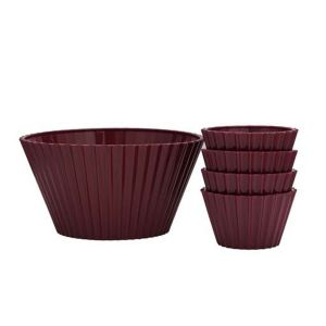 Royalford Sapphire Bowl Set - Pp Plastic Body - Multicolor - 5 Piece Set - 6294016423395