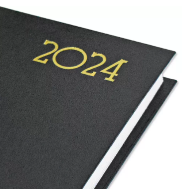FIS A5 Diary 2024 Black (French) - FSDI29FR24BK