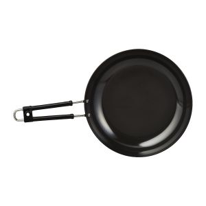 Royalford 26CM Hard Anodized Frypan - Aluminum - Black