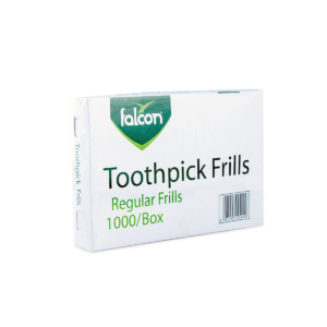 Falcon Tooth Picks Cellophane Frilled 2.50″ (1 Pack X 1000 Pieces)