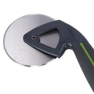Royalford Pizza Cutter Wheel - Stainless Steel - Black - RF9940