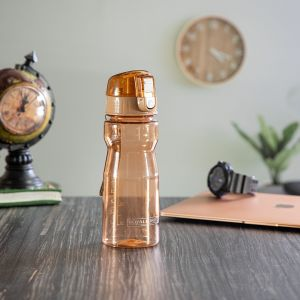 Royalford Water Bottle - Plastic - Orange - 550 ml