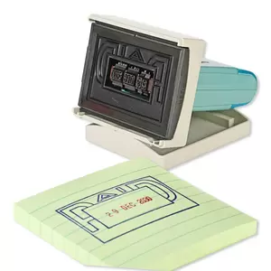 Artline X-Stamper MULaTIDATER "PAID & DATE" Eco Green No stamp pad needed - ARSMEHJ-4PU