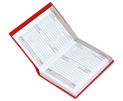 FIS 2023 Pocket Diary Arabic English With Pvc Soft Cover Red -FSDI09AE23RE