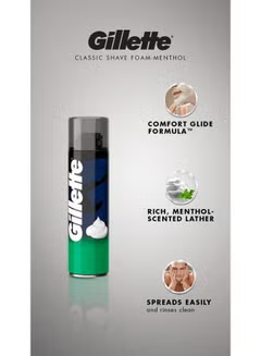 Menthol Shaving Foam 200ml