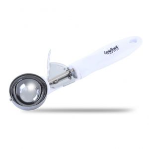 Royalford Ice Scoop - Stainless Steel - White