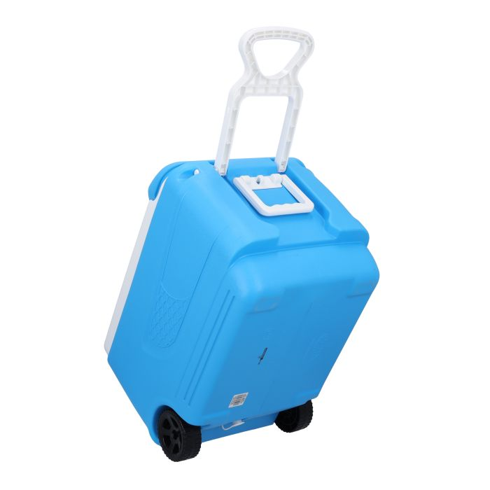 Insulated Ice Cooler Box, 45L Portable Ice Chest, RF10482 | 3 Layer PP-PU-HDPE | Premium Quality Polymer | Thermal Insulation | Ice Cooler With Wheels & Handle