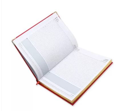 FIS A4 Golden Diary 2023 (Arabic/English) Red - FSDI46AEG23RE