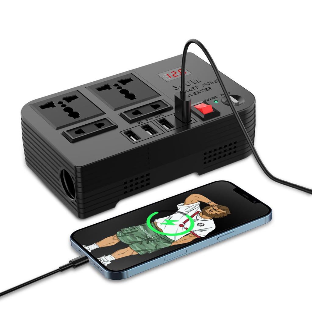 Green Spark 3 Power Inverter 300W - Black
