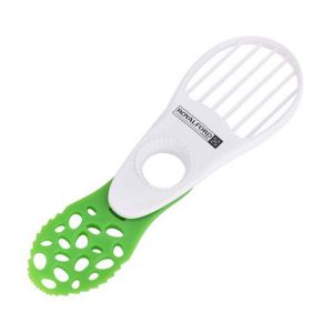 Royalford 5 In 1 Avocado Tool - Polymer - White Green