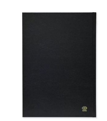 FIS A4 Golden Diary 2024 (Arabic/English) Black - FSDI46AEG24BK