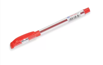 50-Piece FIS Smart Grip Ballpoint Pens 1.0mm Red - FSBPSG01RE