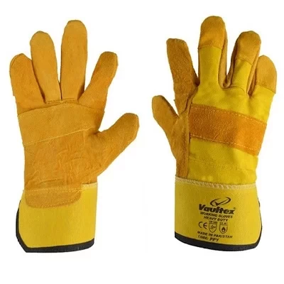 Vaultex PPY Patched Palm Leather Working Gloves