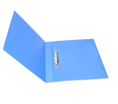 FIS Color Presentation Binder 2D Ring, Blue Color, A4 Size, 25mm Ring Size, 1.50 Inch Spine Colonne - FSBD225DPBBL