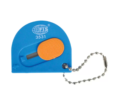 FIS Kraft Cutters With Key Chain, Pack of 24 pieces, Assorted Colors - FSCU3531