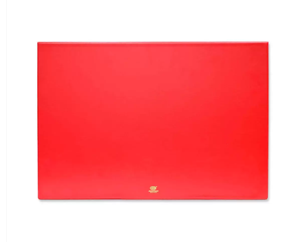 FIS Year Planner 2024 (English/French) PVC Desk Blotter, Red - FSDK2EF24RE