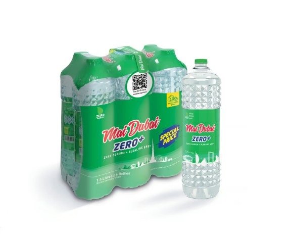 Mai Dubai Alkaline Zero Sodium Water 6 x 1.5 Litres