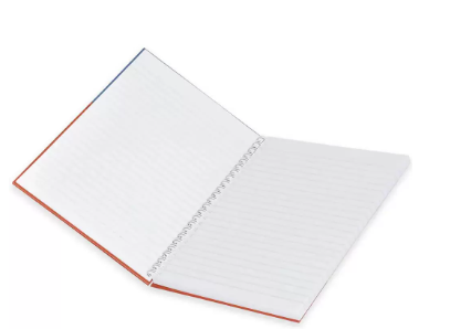 5-Piece FIS Spiral Hard Cover Notebook Single Line A5, 100-Sheets - FSNBSA51906