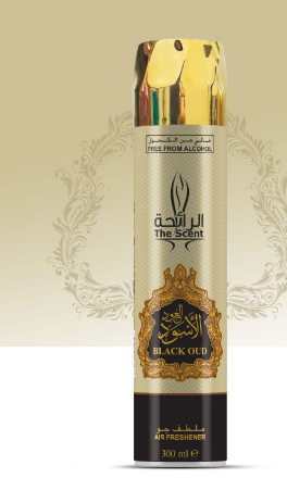 Black Oud Air Freshener Spray