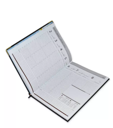 FIS Executive Diary 2023 Arabic/English/French (1-Week at a glance) Black - FSDI35AE23BK