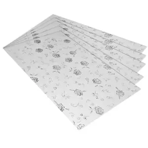 20-Piece FIS Gift Wrapping Paper 35gsm 50X70cm, White/Black - FSGF05