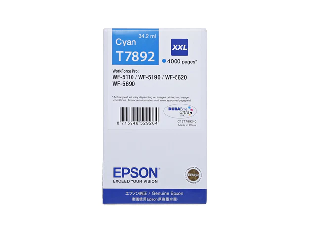Epson T7892 Cyan Ink Cartridge