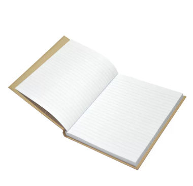 Light Hard Cover Notebook, Pack of 5 Pieces, Single Line, 9x7 Inch,100 Sheets - LINB971805