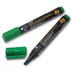 Fis White Board Markers Broad - 12 Pieces (green) - FSMKWB04GR