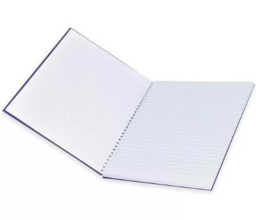 5-Piece FIS Spiral Hard Cover Notebook Single Line 10X8 Inch, 100-Sheets - FSNBS1081905