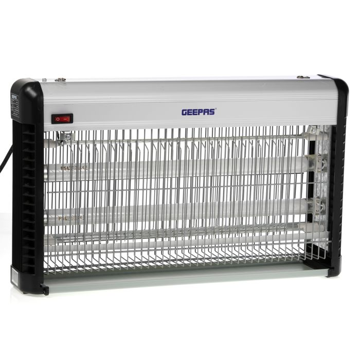 Geepas GBK25603UK Electric Bug Killer - 2 Tubes Electric Indoor Insect, Mosquito, Bug, Moth Killer, Bug Zapper | Ideal For Office, Home, Hotels & Commercial Use | 2 Years Warranty