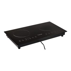 Prestige 3000W Double Induction Cooker 6 kg - Stainless Steel - Black